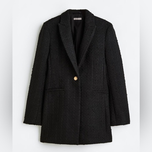 H&M Jackets & Blazers - H&M Textured Weave Jacket